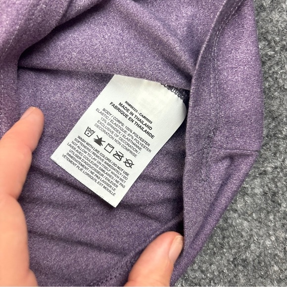 NIKE Girls Purple Athletic Standard Fit Logo Strap Tank Top Dri-fit  size: XL - Picture 5 of 7